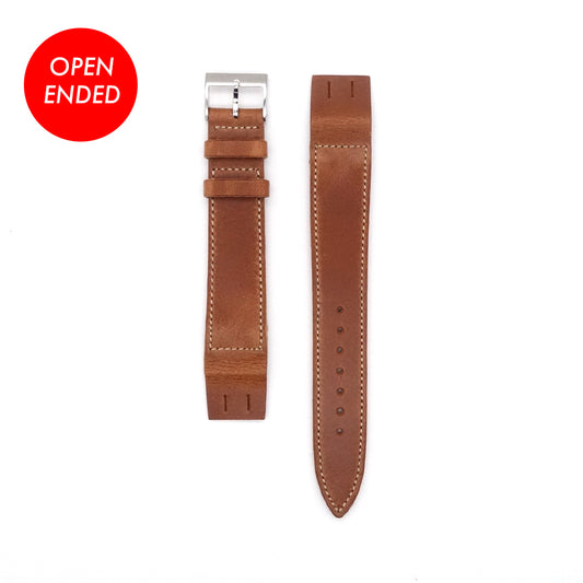 HORWEEN CHROMEXCEL OPEN ENDED STRAP（Mocha）