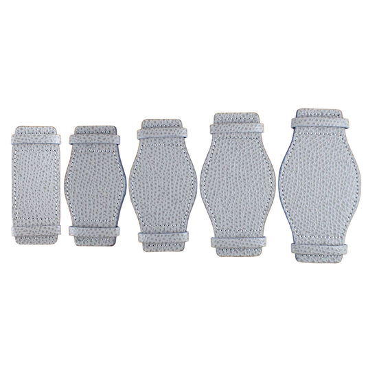 DEGERMANN DAUPHIN Embossed calf Leather Pad (Ash Gray)