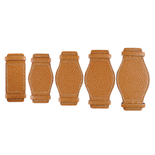 DEGERMANN DAUPHIN Embossed calf Leather Pad(Camel)