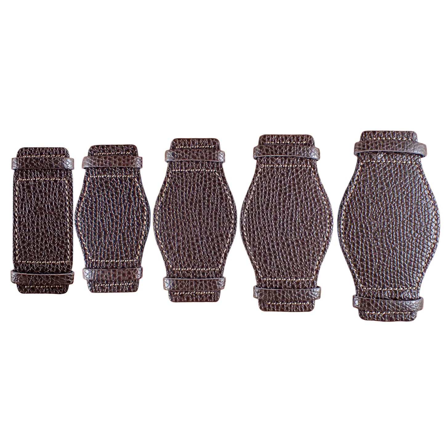 DEGERMANN DAUPHIN Embossed calf 台座（Dark Brown）