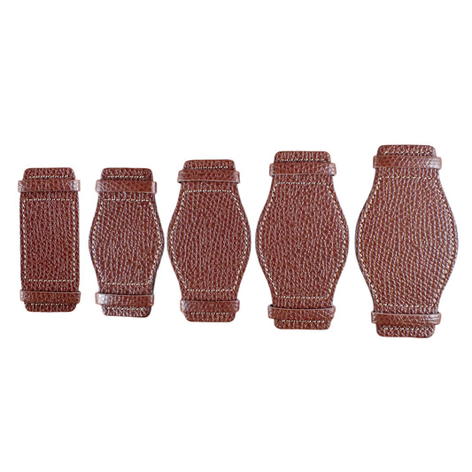 DEGERMANN DAUPHIN Embossed calf Leather Pad (Marron)