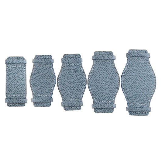 DEGERMANN DAUPHIN Embossed calf Leather Pad (Powder Blue)