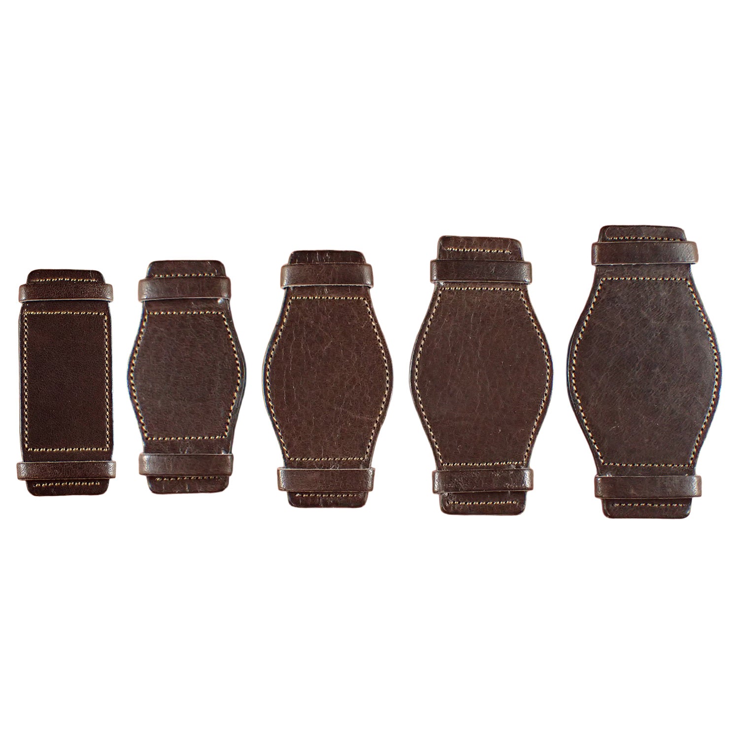 Accurate Form 3本セット　ラグ20mm 尾錠幅16mm Japanese Cowhide 国産牛革 台座（レザーパッド）｜Accurate Form