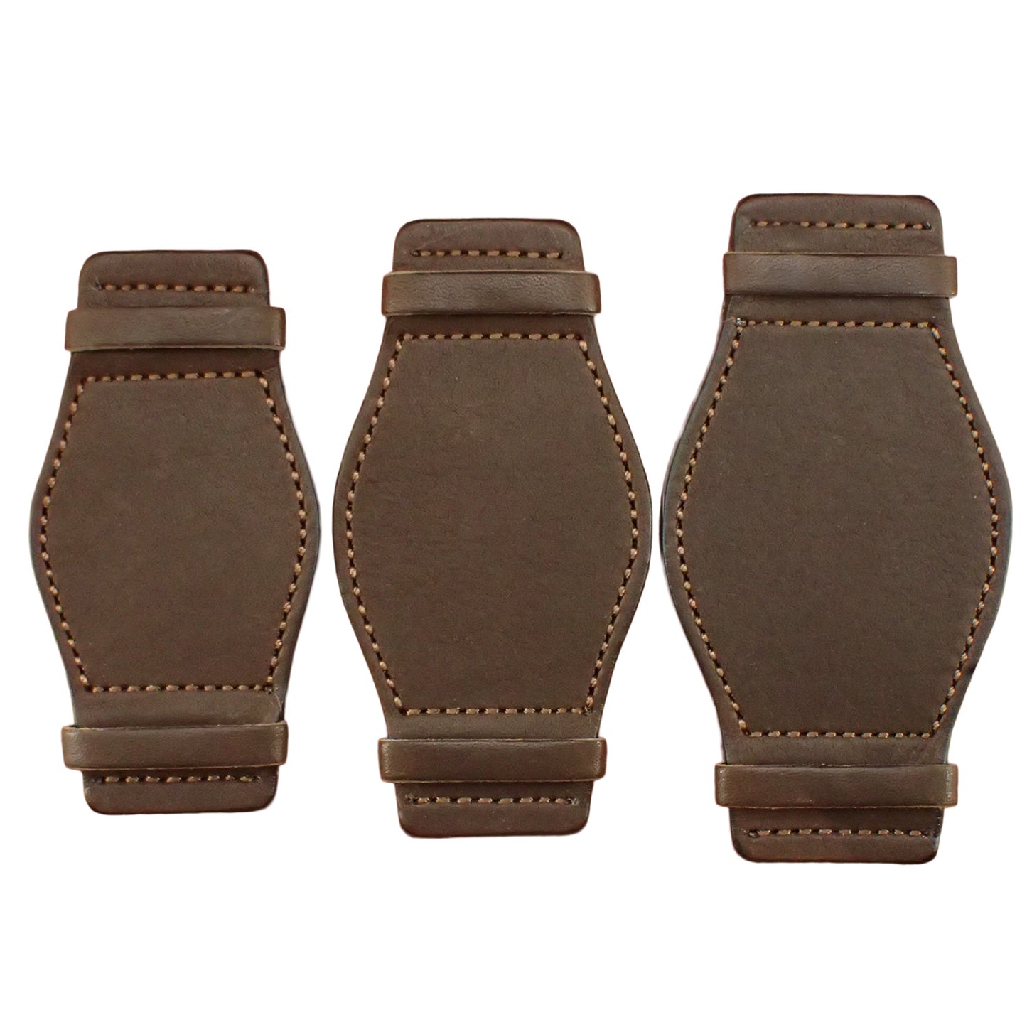 HAAS NOVONAPPA French calf Leather Pad (Dark Brown)