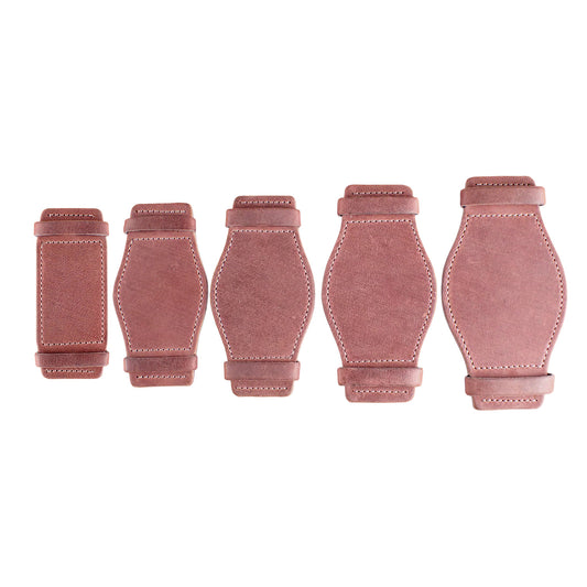 Leather Pad TEMPESTI TEXAS Bends Leather (Red Brown)