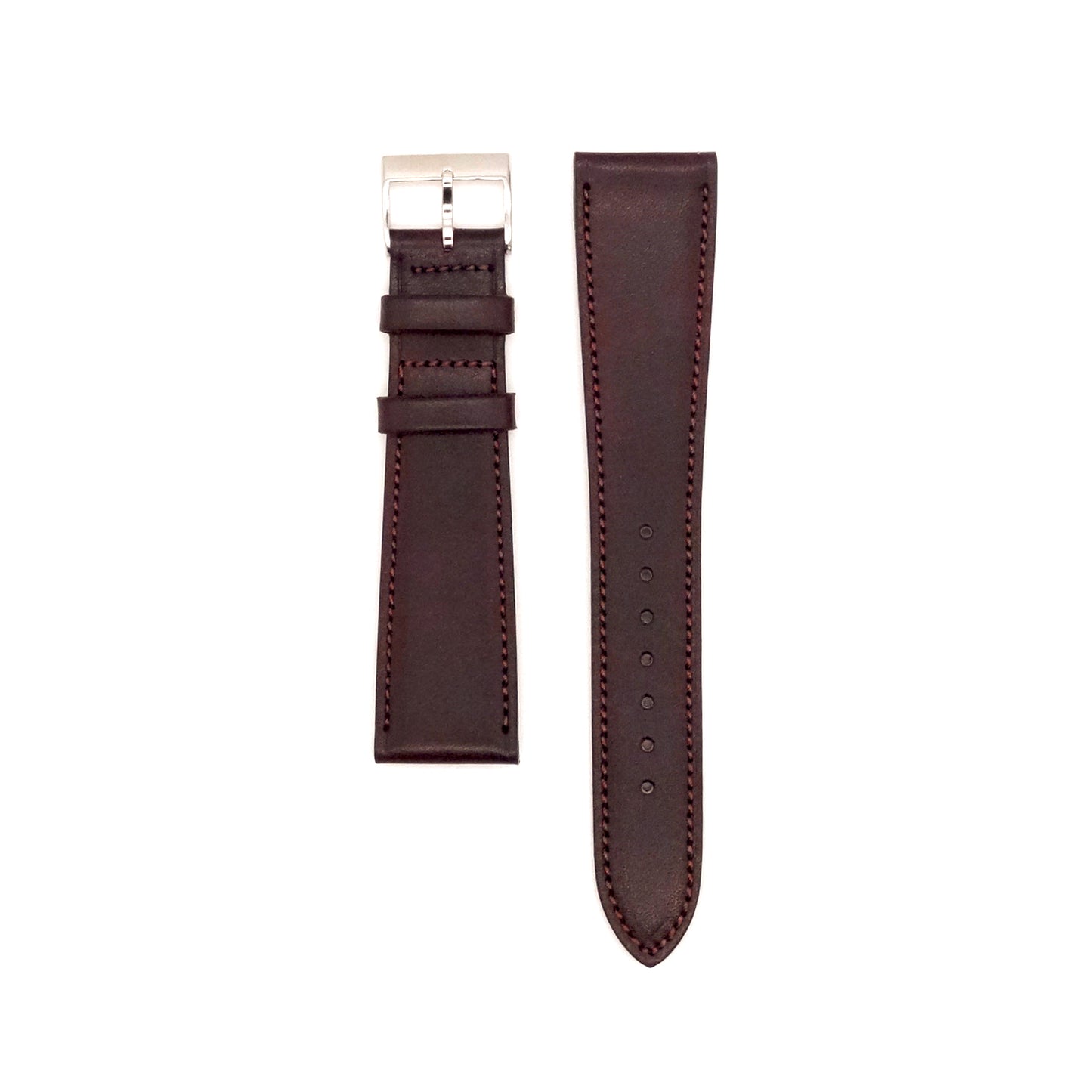 ILCEA Radica Museum calf Leather Strap (Bordeaux)