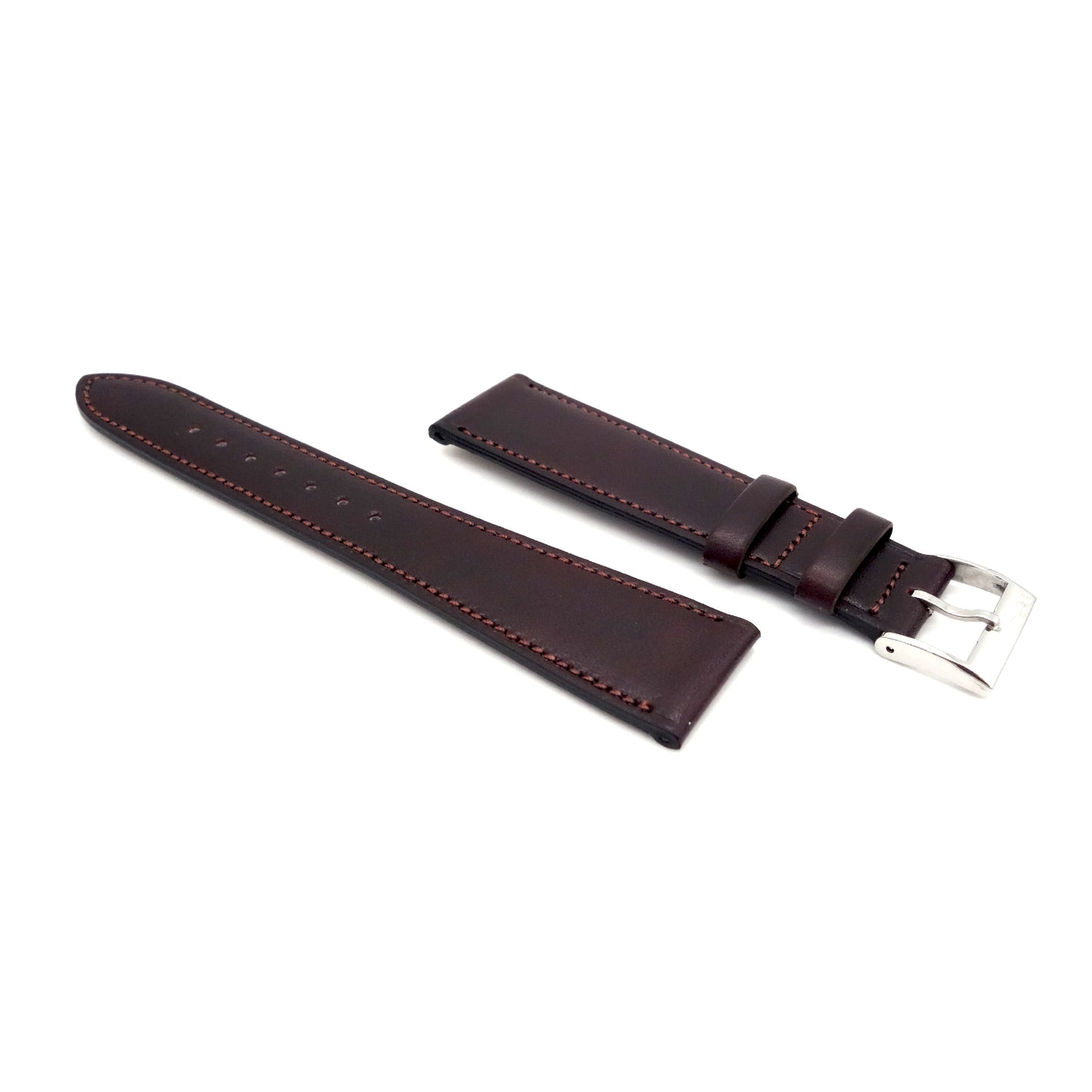 ILCEA Radica Museum calf Leather Strap (Bordeaux)