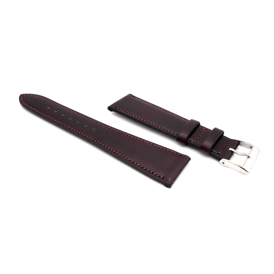 ILCEA Radica Museum calf Leather Strap (Bordeaux)