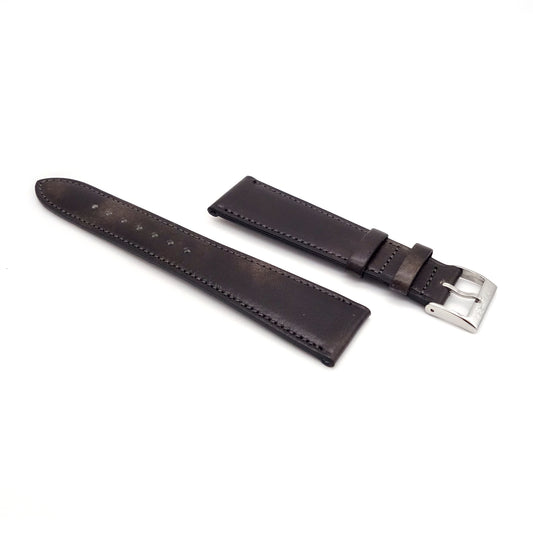 ILCEA Radica Museum calf Leather Strap (Gray)