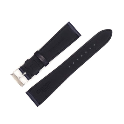 ILCEA Radica Museum calf Leather Strap (Navy)