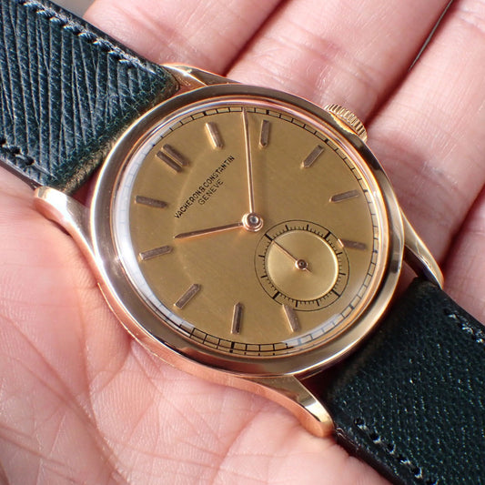 ALRAN Saffian Embossed Goat Leather strap (Dark Green)