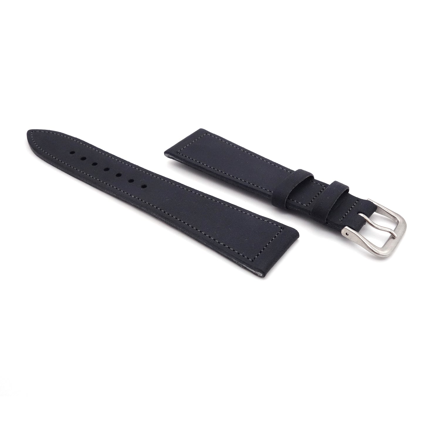 TEMPESTI TEXAS Bends Leather Strap (Black)