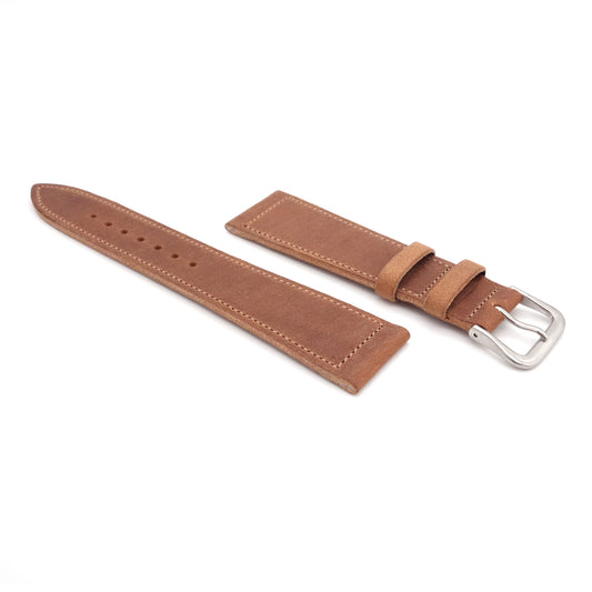 TEMPESTI TEXAS Bends Leather Strap (Brown)
