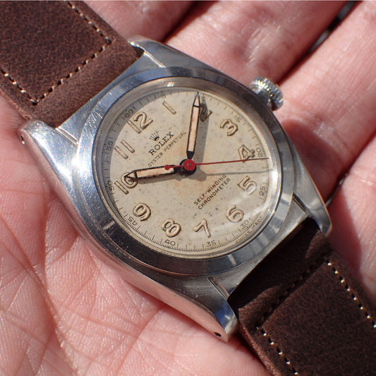 TEMPESTI TEXAS Bends Leather Strap (Dark Brown)