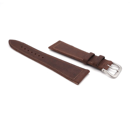 TEMPESTI TEXAS Bends Leather Strap (Dark Brown)