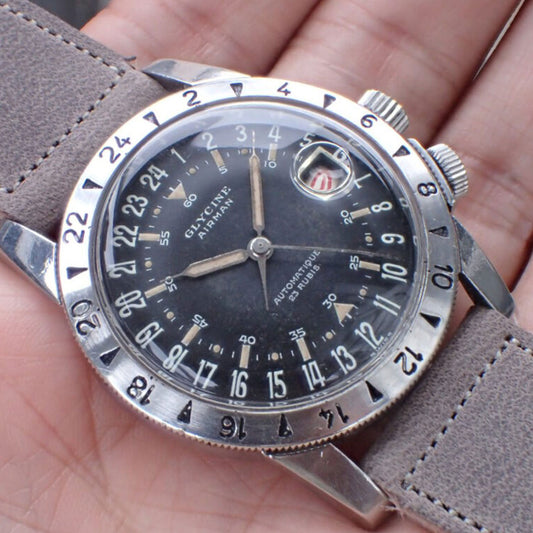 TEMPESTI TEXAS Bends Leather Strap (Gray)