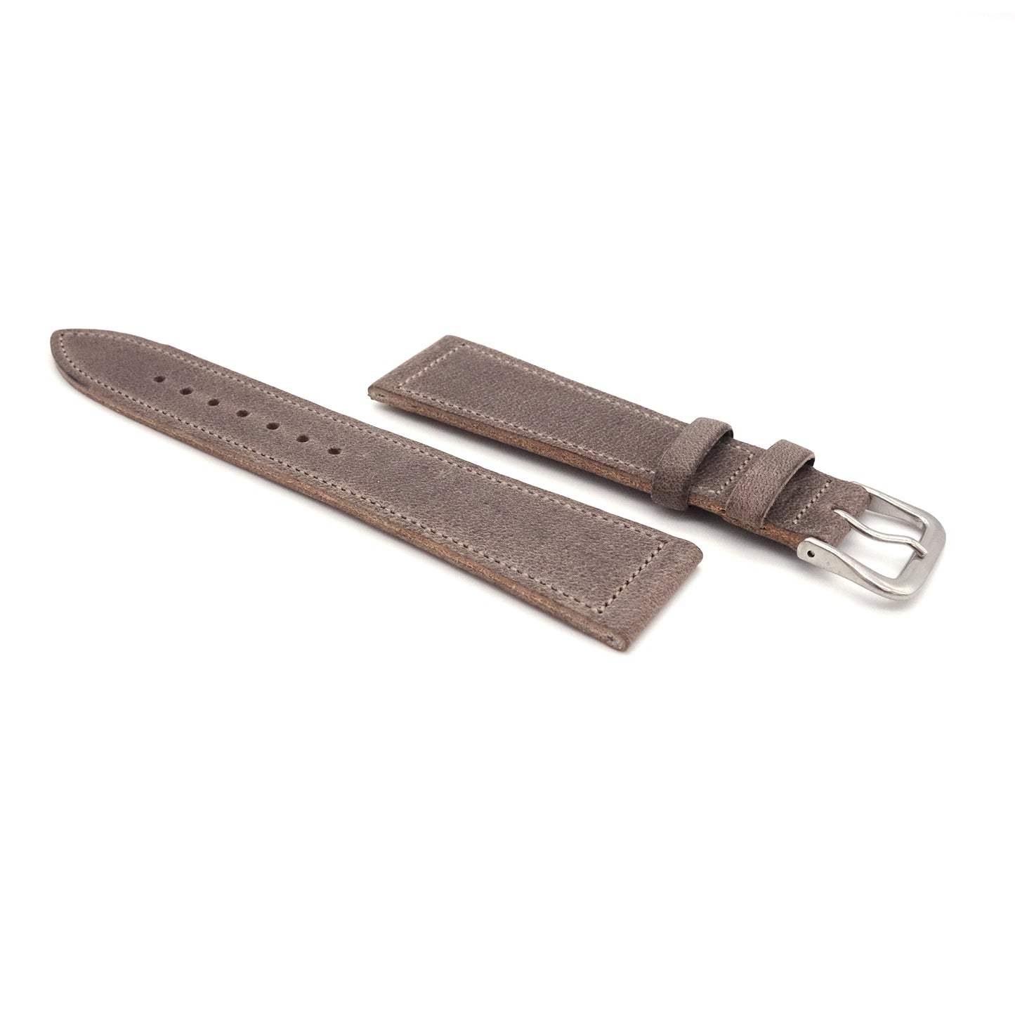 TEMPESTI TEXAS Bends Leather Strap (Gray)