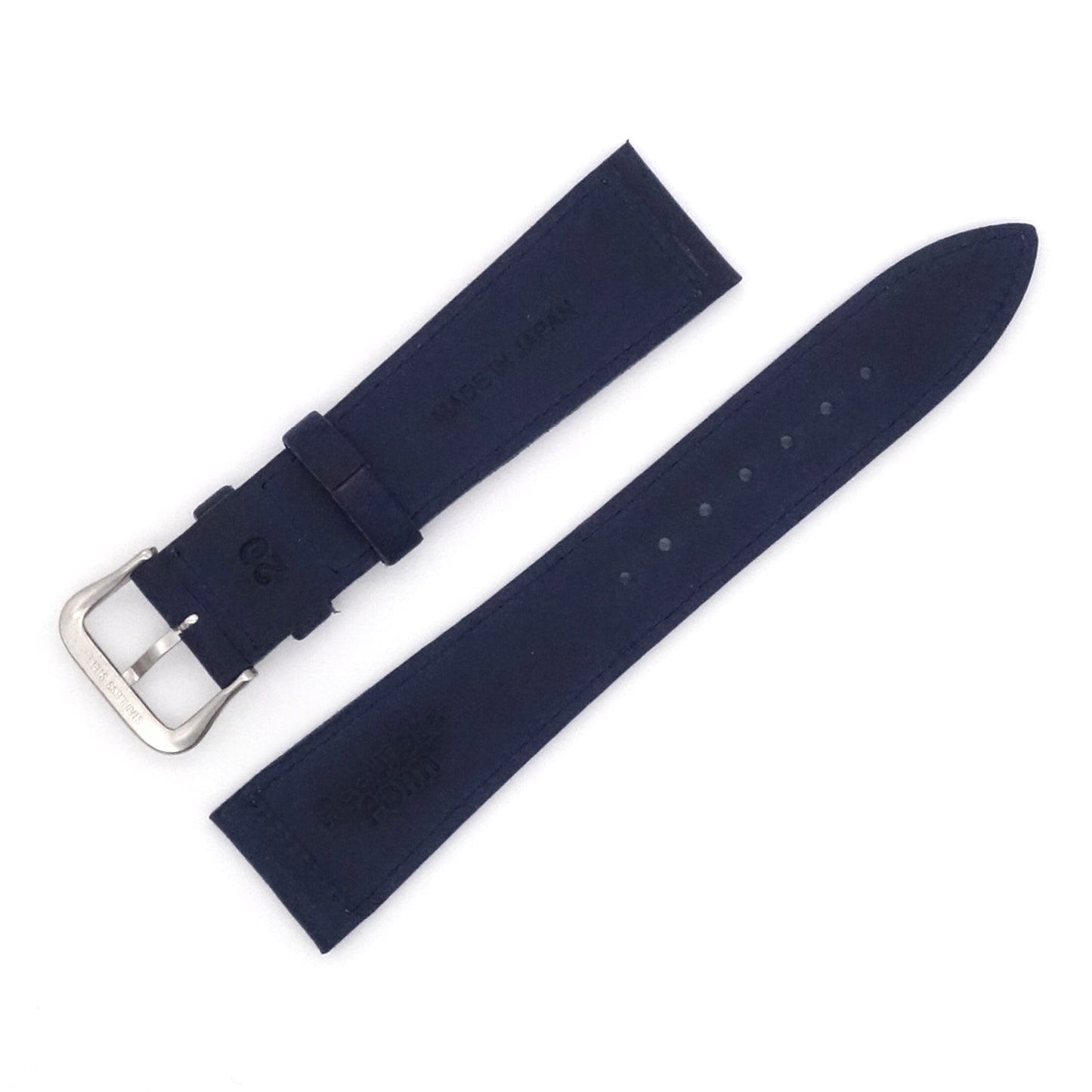 TEMPESTI TEXAS Bends Leather Strap (Navy)