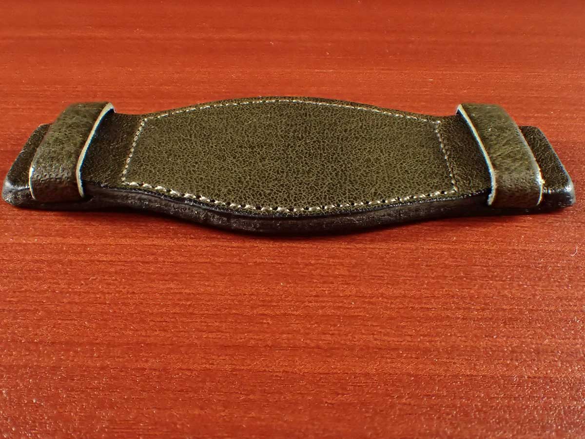 Pad for BUND Strap・JAPANESE COWHIDE LEATHER（OLIVE）