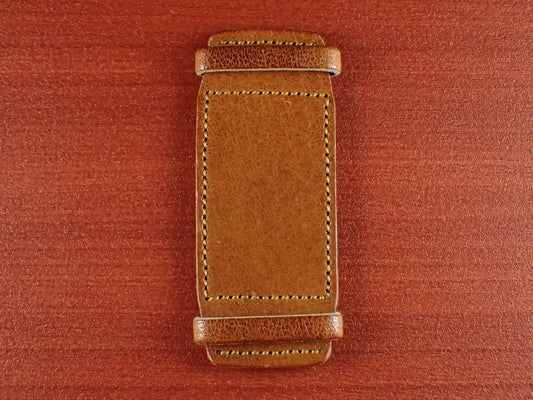 Pedestal JAPANESE COWHIDE LEATHER for Rectangular Watch (Brown)