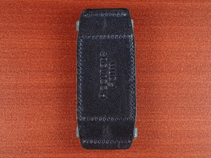 <tc>Leather Pad JAPANESE COWHIDE LEATHER for Rectangular Watch (Navy)</tc>