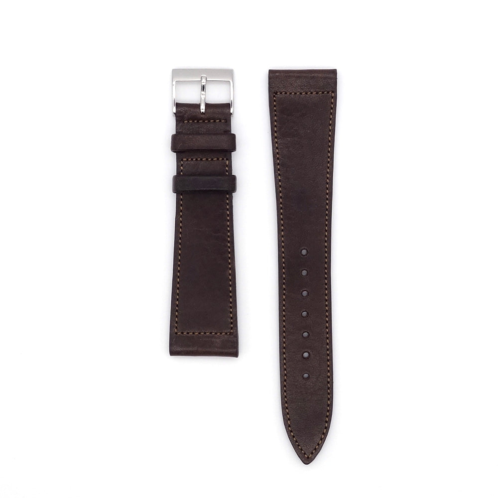 JAPANESE COWHIDE LEATHER STRAP (dark brown)