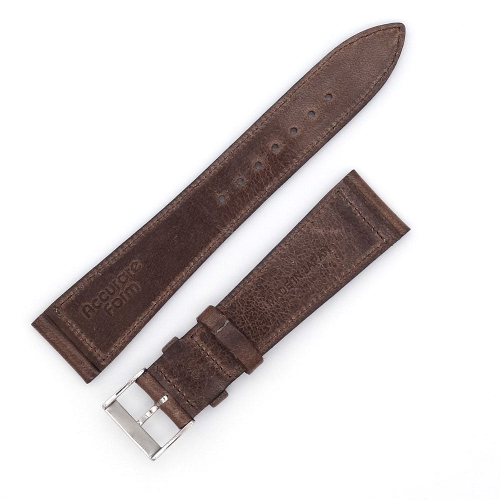 JAPANESE COWHIDE LEATHER STRAP（GRAY BROWN）