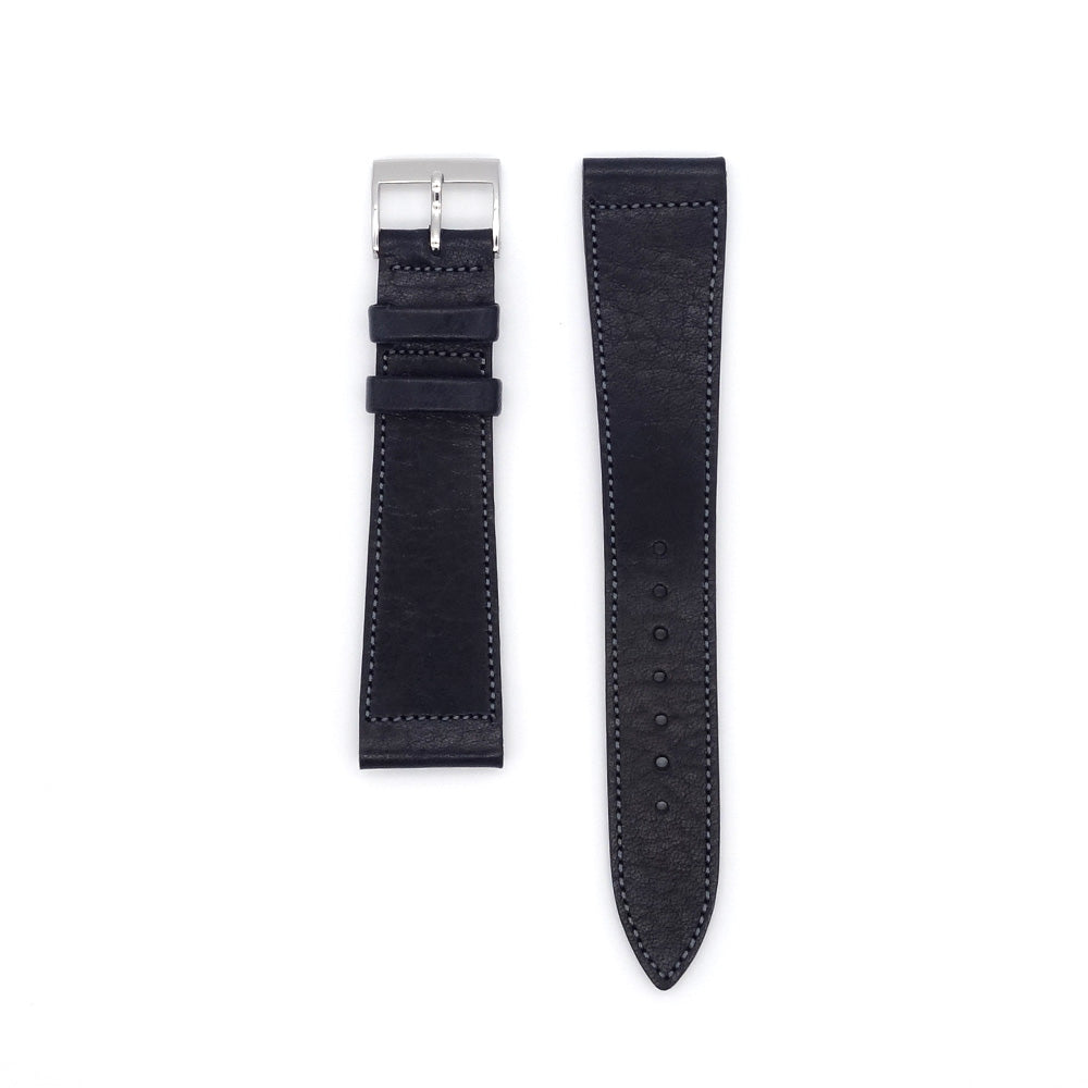 JAPANESE COWHIDE LEATHER STRAP (Navy)