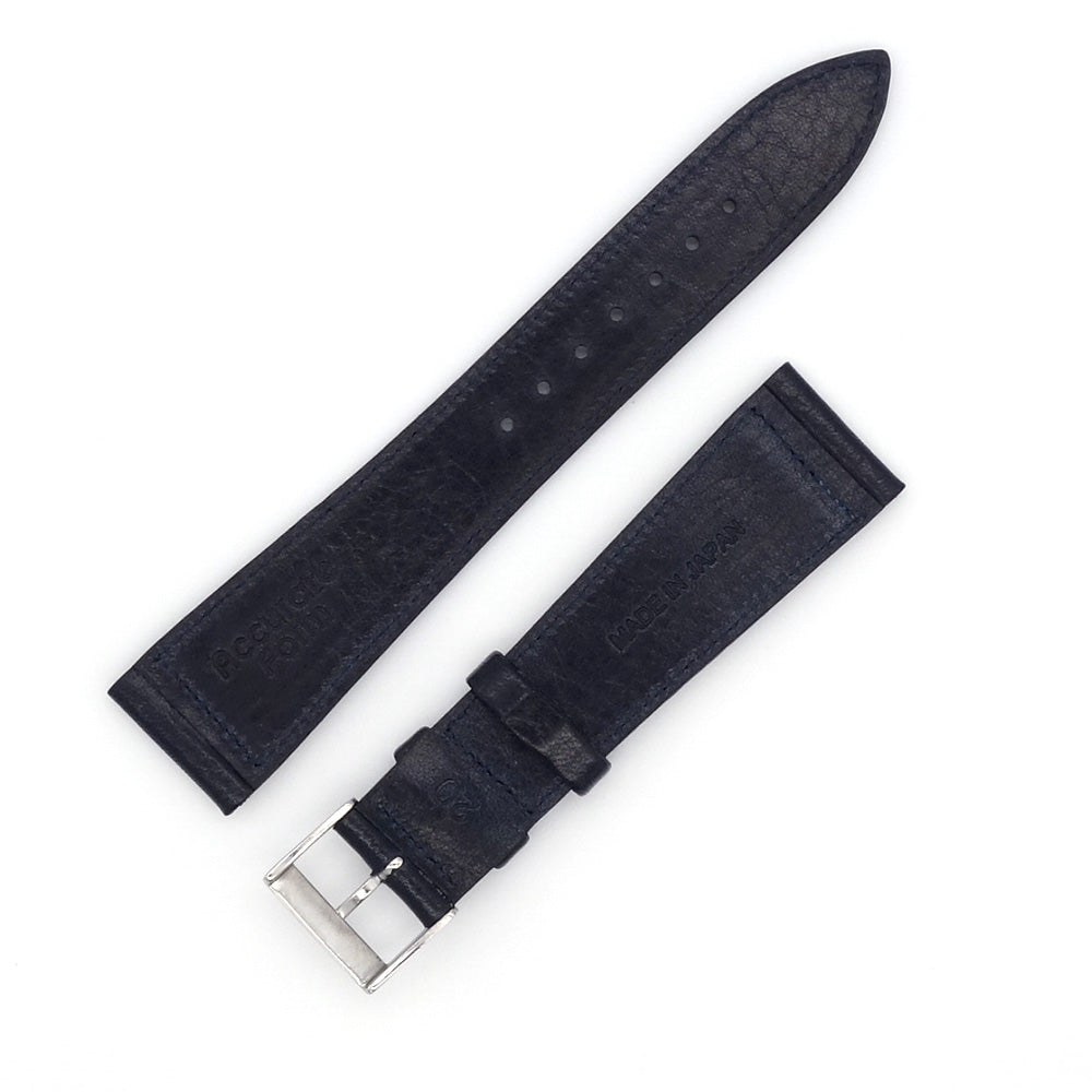 JAPANESE COWHIDE LEATHER STRAP (Navy)