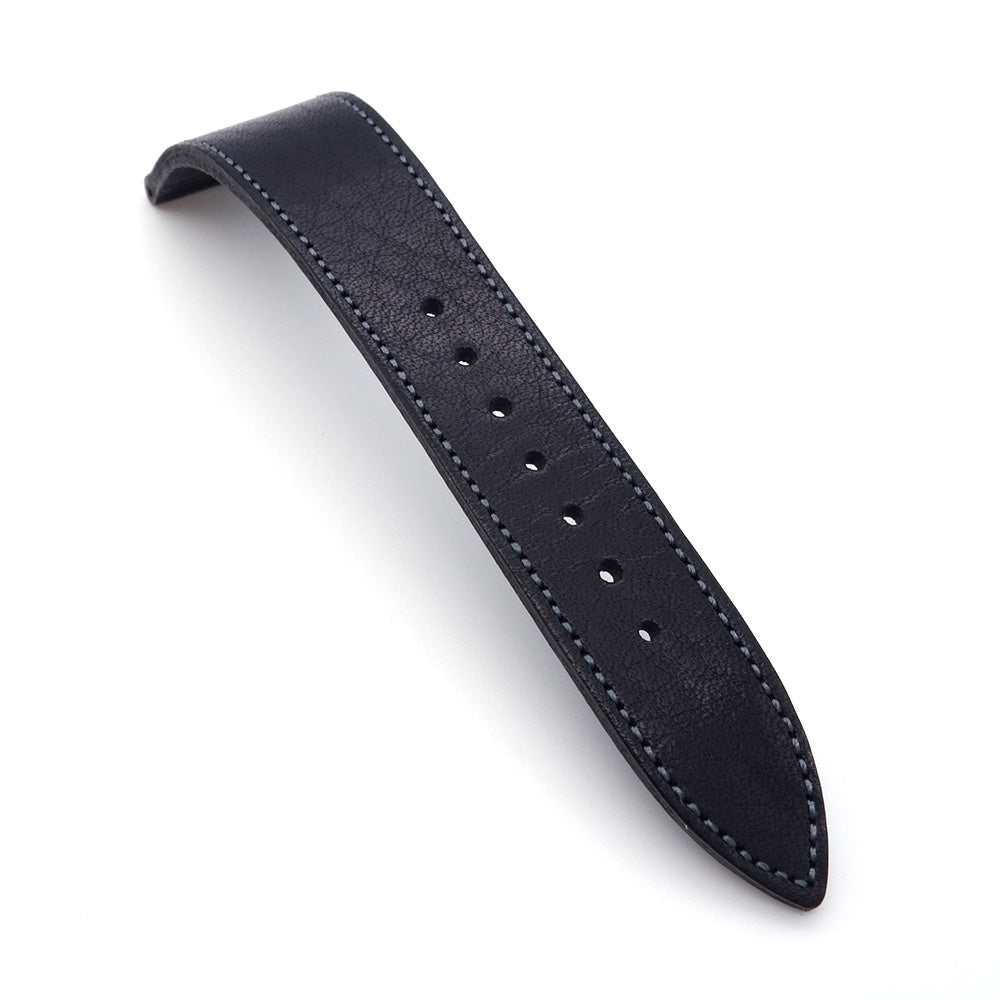 JAPANESE COWHIDE LEATHER STRAP (Navy)