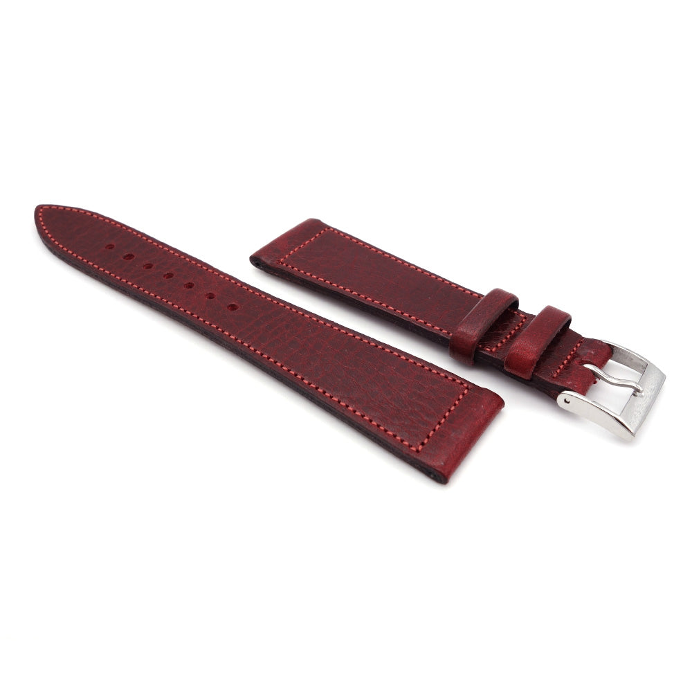 JAPANESE COWHIDE LEATHER STRAP (wine)