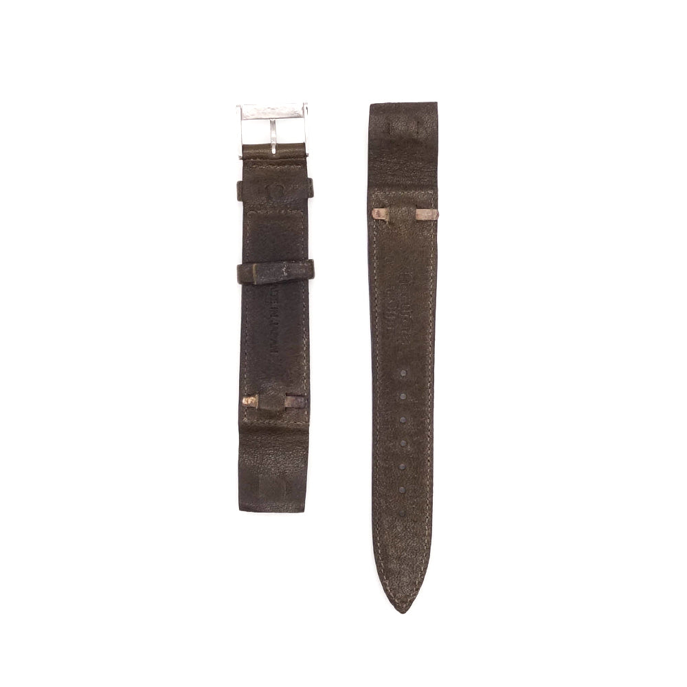 JAPANESE COWHIDE LEATHER OPEN ENDED STRAP (Olive)