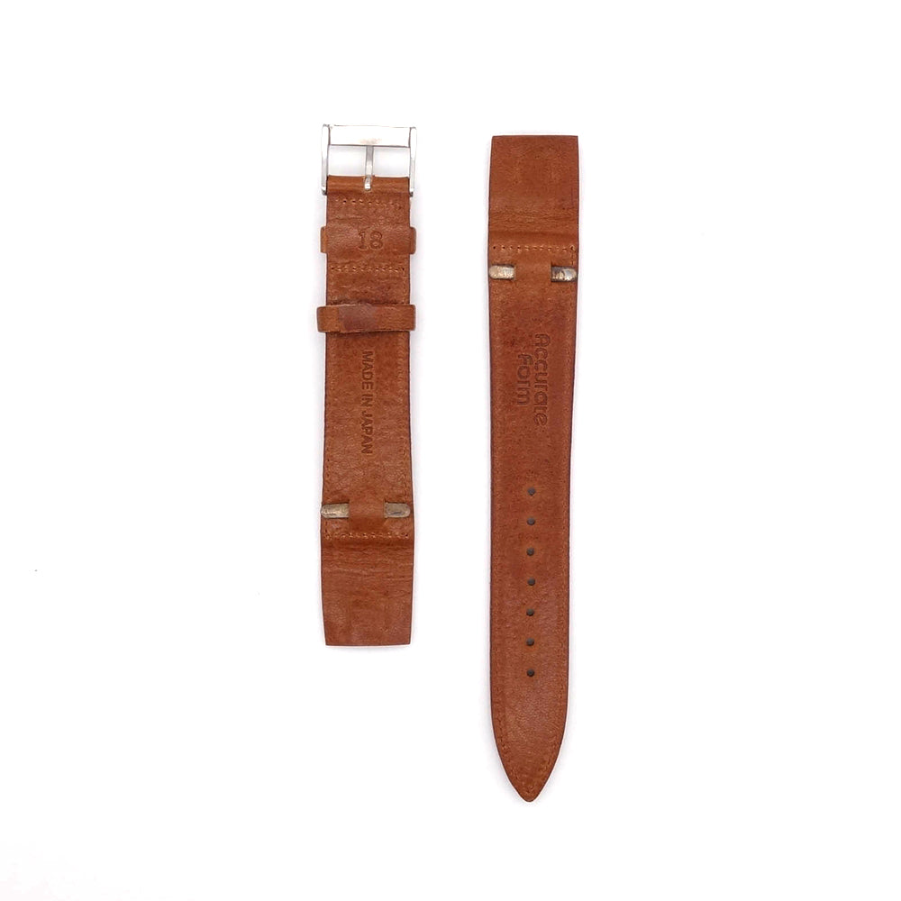 JAPANESE COWHIDE LEATHER OPEN ENDED STRAP (Brown)