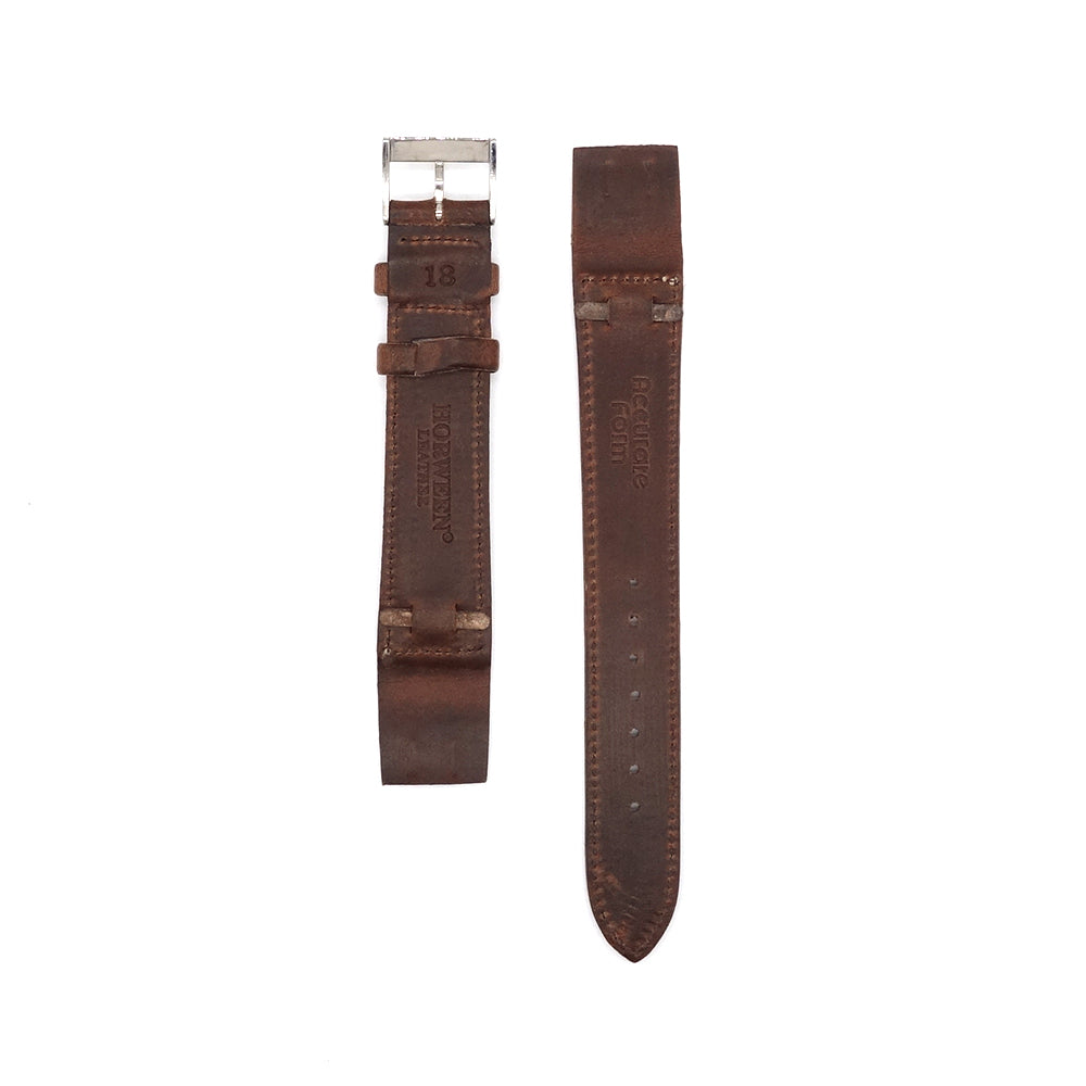 HORWEEN CHROMEXCEL OPEN ENDED STRAP (Chocolate)