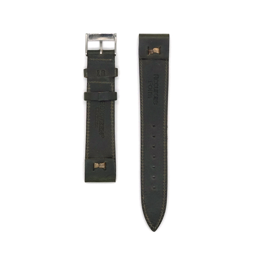 HORWEEN CHROMEXCEL STRAP OPEN ENDED STRAP (Green)