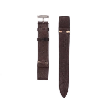 JAPANESE COWHIDE LEATHER OPEN ENDED STRAP (Dark Brown)