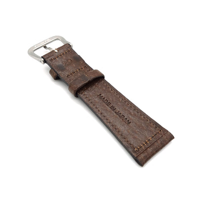 JAPANESE Pigskin LEATHER STRAP（Brown）